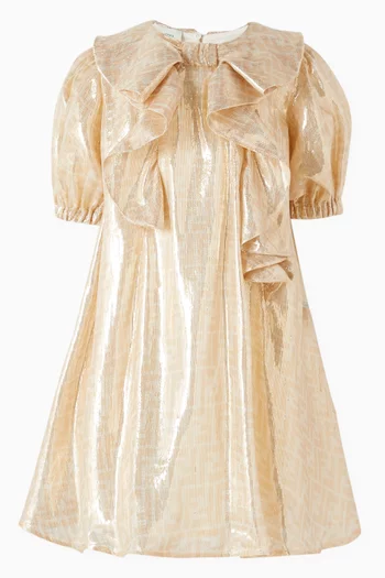 FF Bow Dress in Lurex