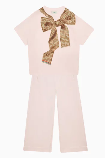 FF Bow T-shirt in Cotton