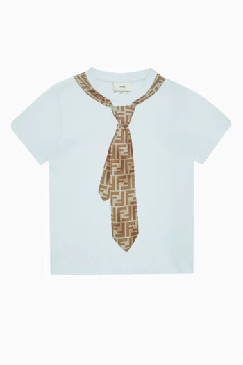 Graphic Print T-Shirt in Cotton