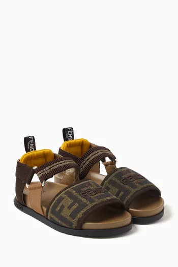 FF Jacquard Sandals in Jacquard