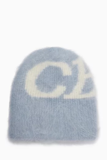 CB Logo Beanie in Alpaca Knit