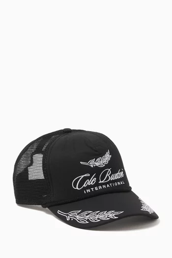International Racing Trucker Cap in Nylon