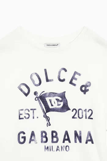 Logo-print T-shirt in Cotton