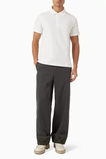 B-shield Polo Shirt in Cotton