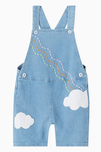 Cloud Dungarees & T-shirt Set