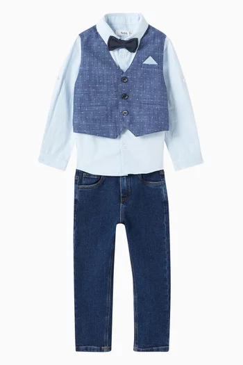 4-piece Shirt & Pants Set