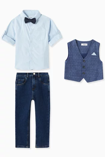 4-piece Shirt & Pants Set