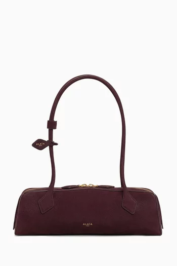 Medium Le Teckel Bag in Nubuck Leather