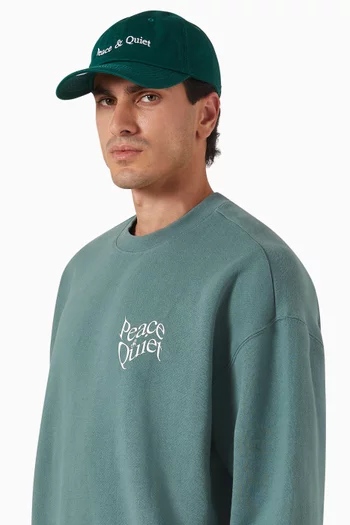 Wordmark Logo-embroidered Dad Hat in Cotton