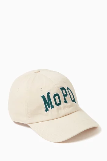 University Logo-embroidered Dad Hat in Cotton