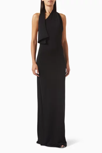 Roza Maxi Dress in Slinky Viscose