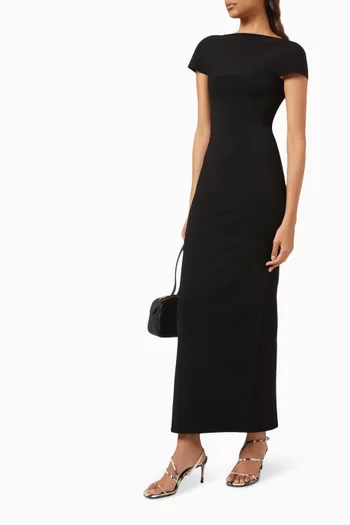 Basile Maxi Dress in Viscose Blend