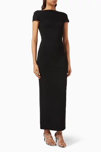 Basile Maxi Dress in Viscose Blend