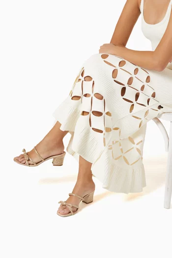Caterina 60 Bow Crystal-embellished Sandals