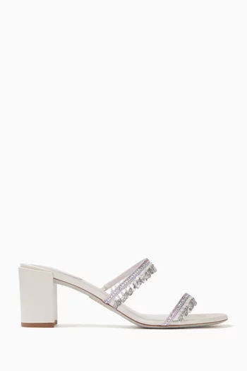 Chandelier 60 Sandals in Satin