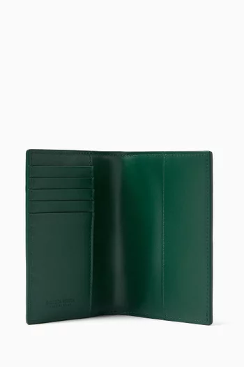 Cassette Passport Case in Leather