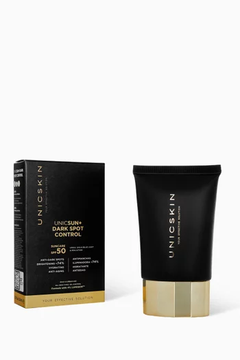 مستحضر يونيك سن+ للحماية من الشمس وتقليل البقع الداكنة مع عامل الحماية SPF50، ‏30 ملل
