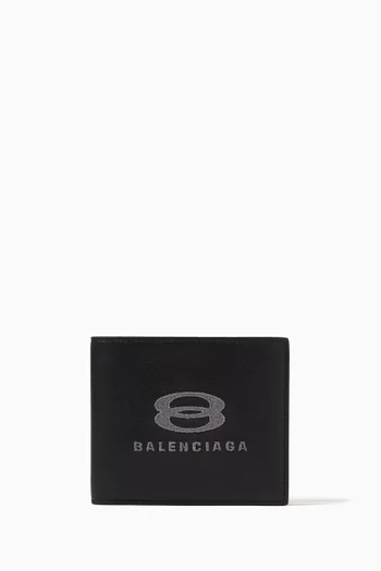 Unity Square Bi-fold Wallet in Smooth Calfskin