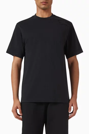 Equestrian Knight Motif T-shirt in Cotton