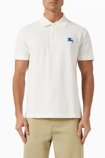 Equestrian Knight Polo Shirt in Cotton