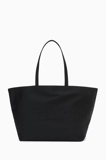 Medium Punch Tote Bag in Canvas