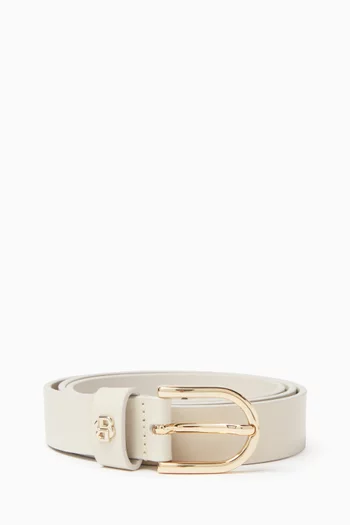 Scarlet Belt in Leather