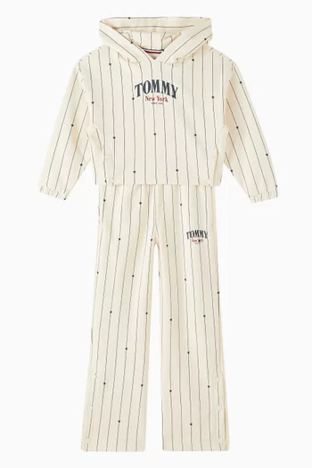 NYC Star Stripe Sweatpants in Cotton-blend
