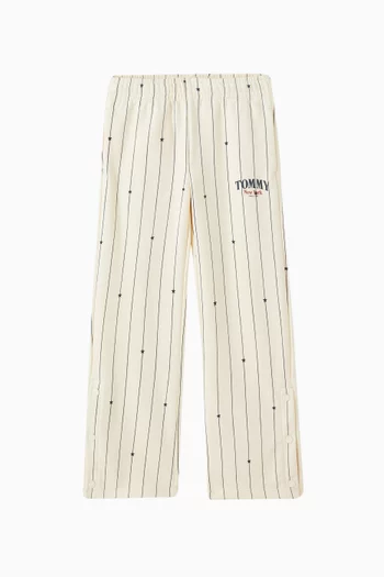 NYC Star Stripe Sweatpants in Cotton-blend