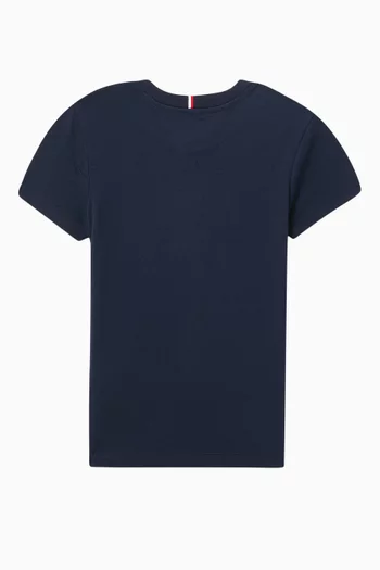 تي شيرت بشعار الماركة قطن