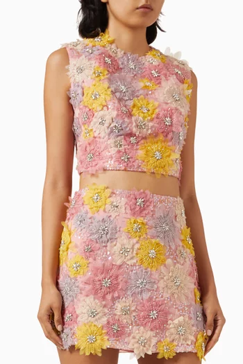 Blossom Flower Shell Top