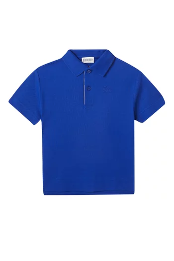 تي شيرت بولو بشعار الفروسية قطن بيكيه