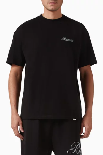 Owners' Club Script T-shirt in Cotton