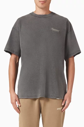 Owners' Club Script T-shirt in Cotton