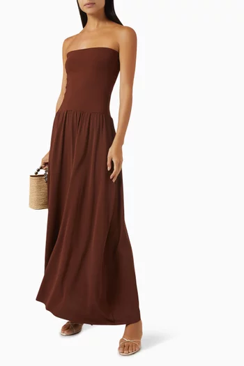 Oda Bustier Dress in Jersey