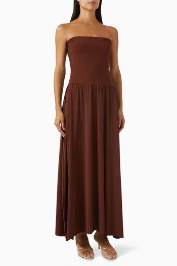 Oda Bustier Dress in Jersey