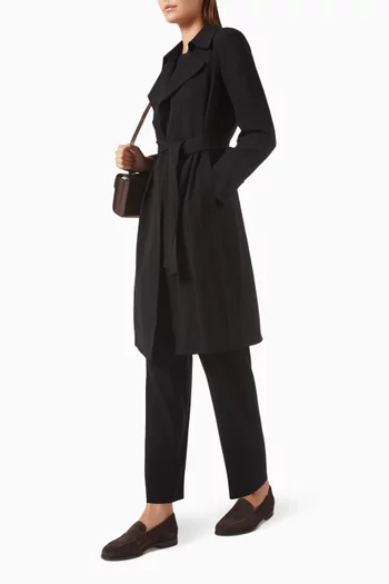 Oaklane Trench Coat in Japanese Crepe