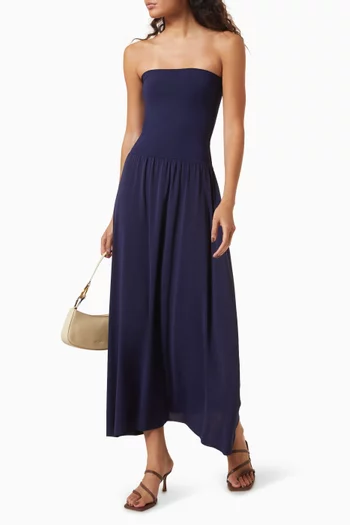 Oda Bustier Dress in Crêpe Jersey