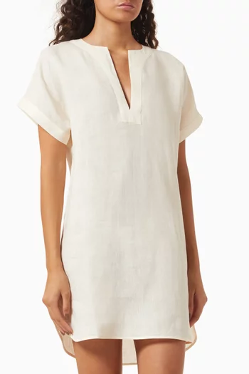Favorite Mini Dress in Linen