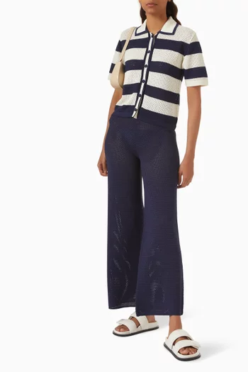 بلوزة مويت نسيج مفرغ