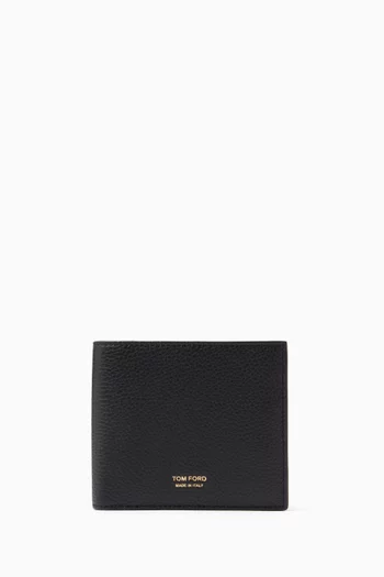 T-line Bifold Wallet in Leather