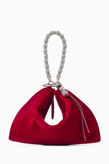 Callie Crystal-embellished Bag in Velvet