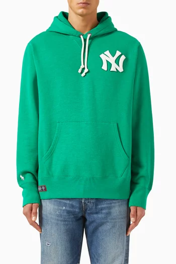 x Yankees Logo Hoodie in Cotton-fleece