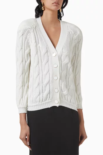 Cardigan in Wool-knit