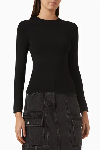 Compact Ribbed Top