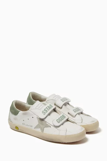 Classic Old School Low-top Sneakers in Leather