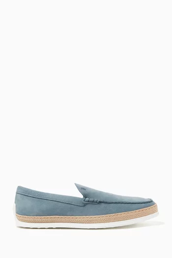 Slip-on Shoes in Nubuck Leather
