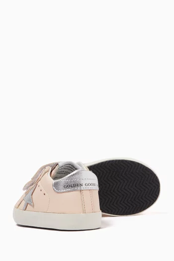 Baby School Sneakers in Leather