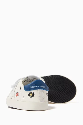 Baby School Sneakers in Leather