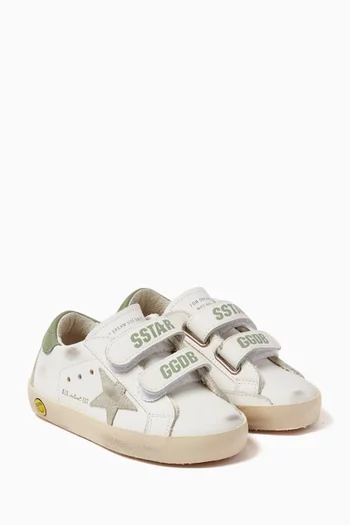 Classic Old School Low-top Sneakers in Leather