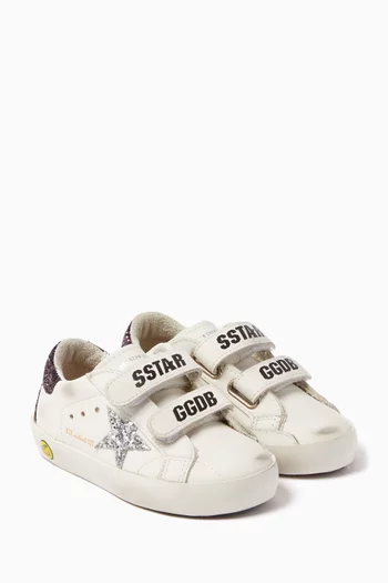 Classic Old School Sneakers in Leather